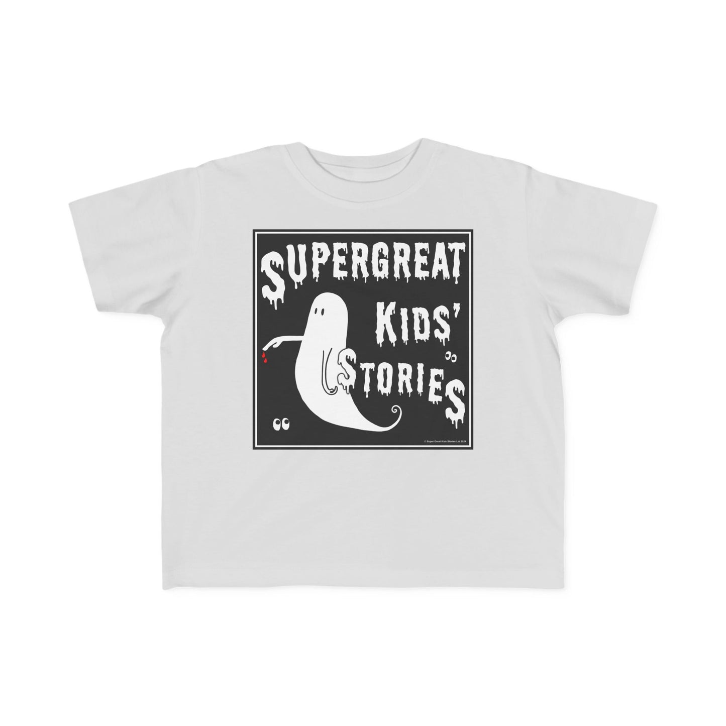 Super Great Kids' Stories "The Ghost of The Bloody Finger" Kids T-Shirt