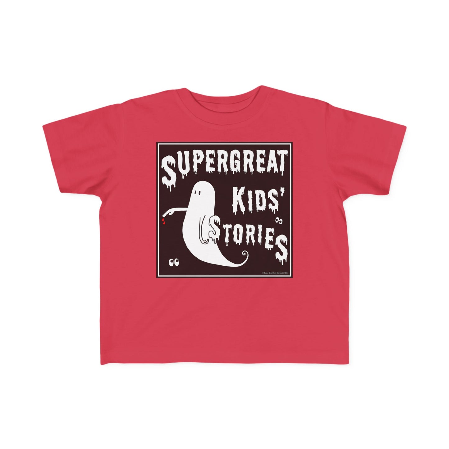 Super Great Kids' Stories "The Ghost of The Bloody Finger" Kids T-Shirt