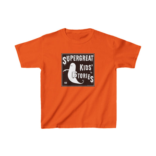 Super Great Kids' Stories "The Ghost of The Bloody Finger" Kids T-Shirt - Larger Sizes