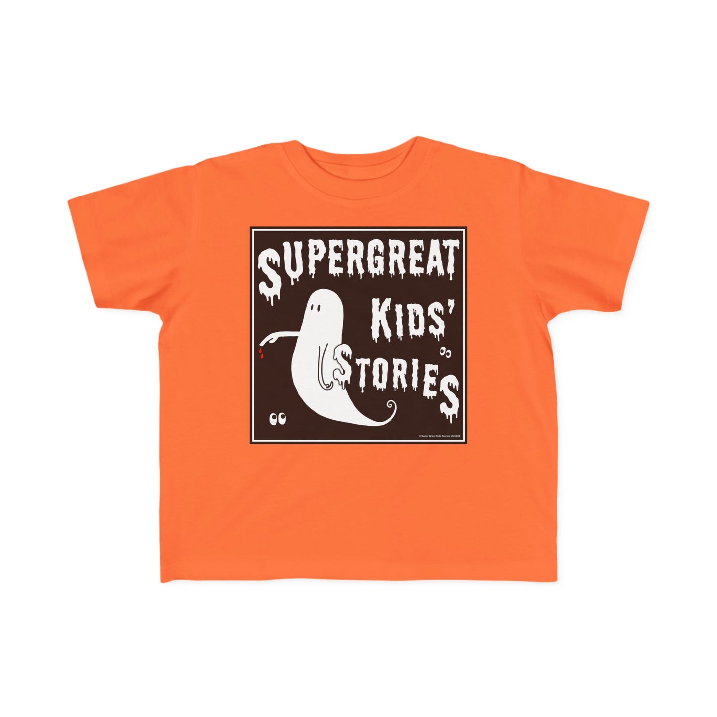 Super Great Kids' Stories "The Ghost of The Bloody Finger" Kids T-Shirt