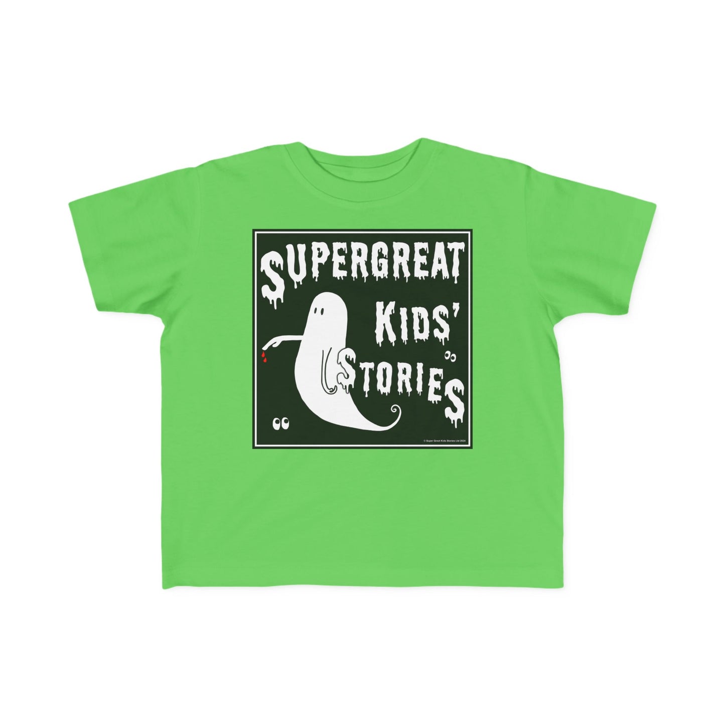 Super Great Kids' Stories "The Ghost of The Bloody Finger" Kids T-Shirt