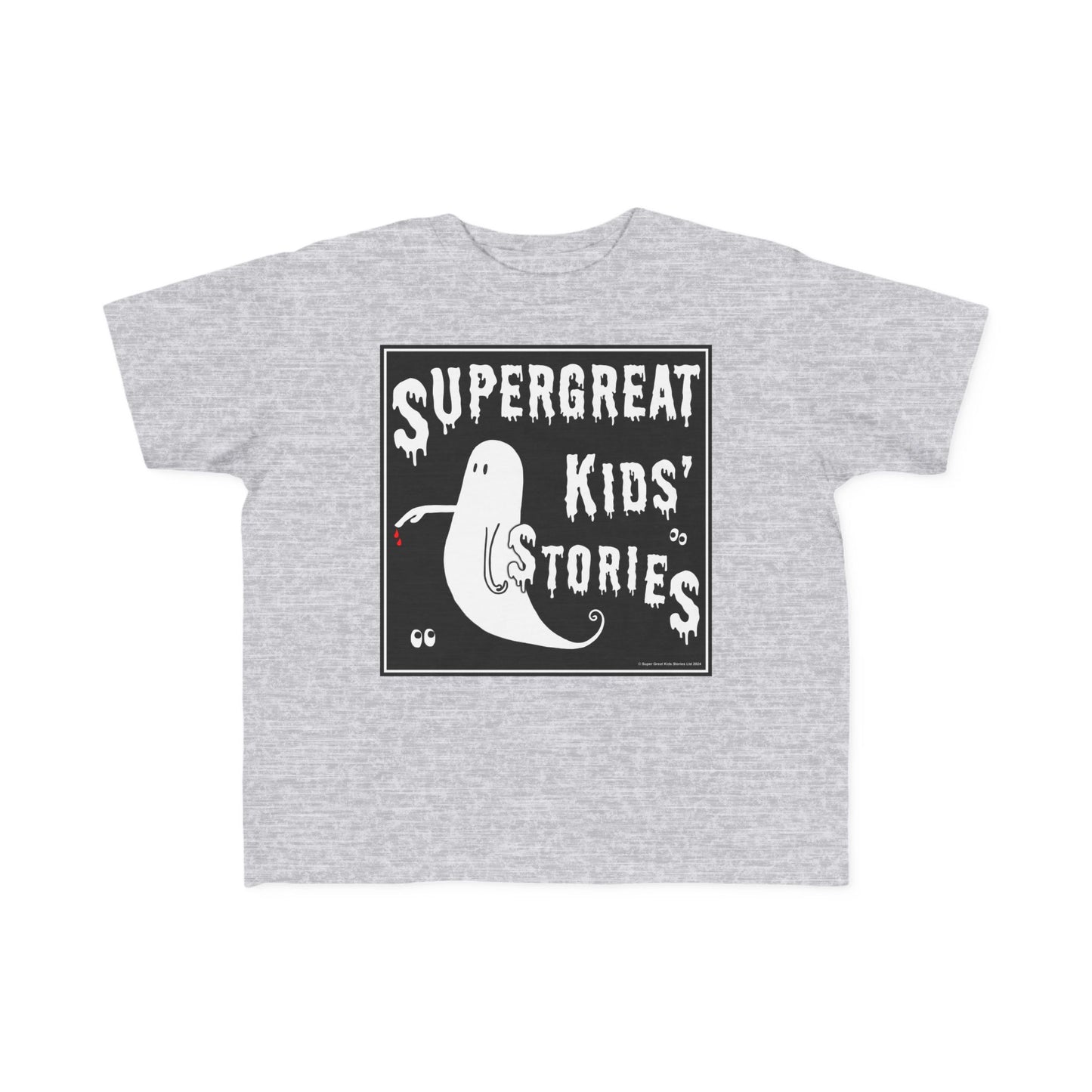 Super Great Kids' Stories "The Ghost of The Bloody Finger" Kids T-Shirt