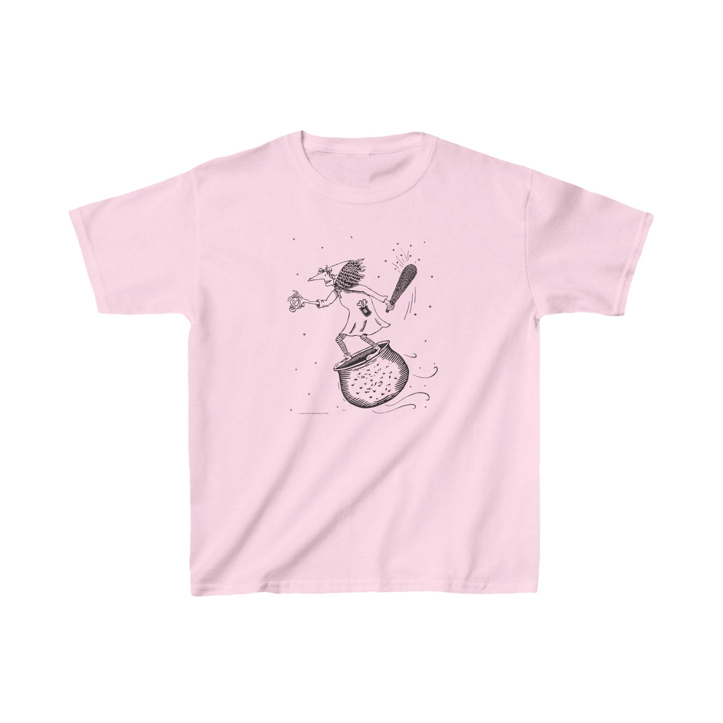 Super Great Kids' Stories "Baba Yaga" Kids T-Shirt - Larger Sizes