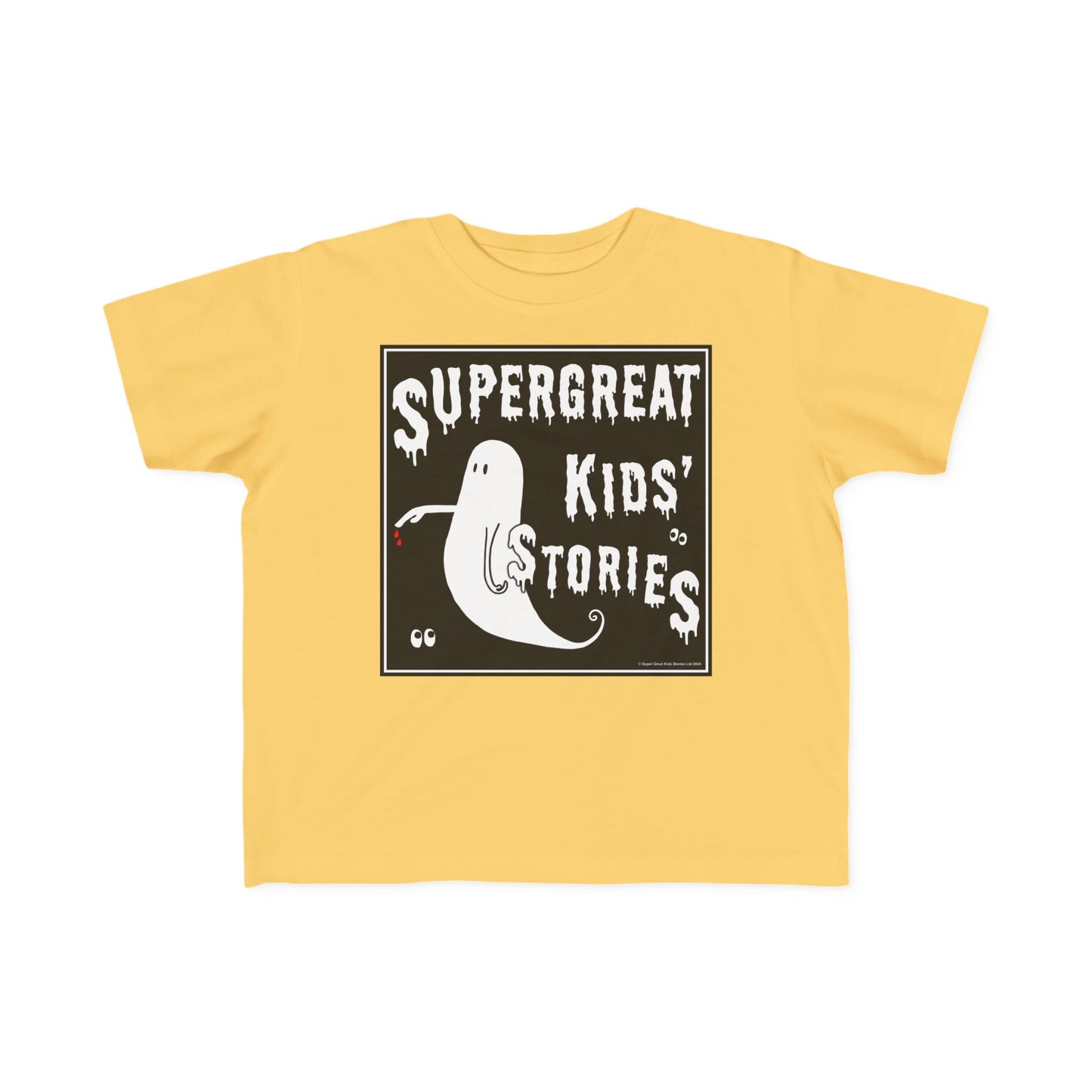 Super Great Kids' Stories "The Ghost of The Bloody Finger" Kids T-Shirt