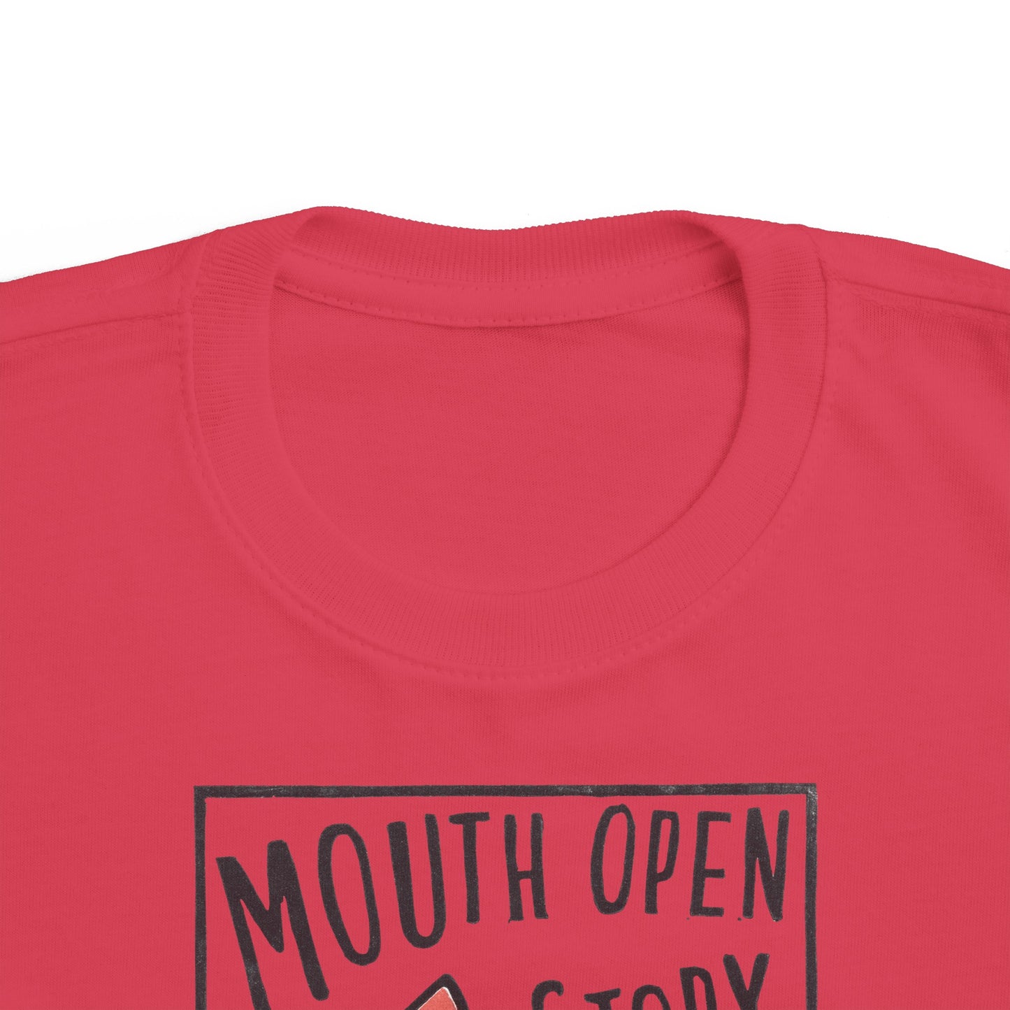 Super Great Mouth Open Story Jump Out T-Shirt