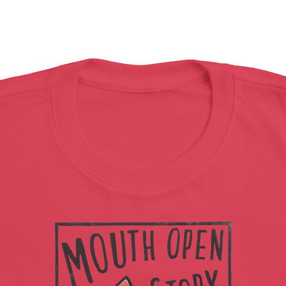 Super Great Mouth Open Story Jump Out T-Shirt