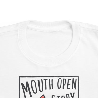 Super Great Mouth Open Story Jump Out T-Shirt