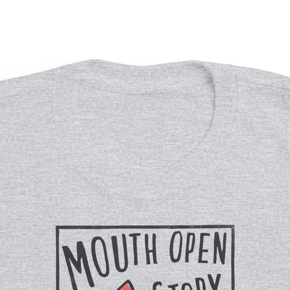 Super Great Mouth Open Story Jump Out T-Shirt