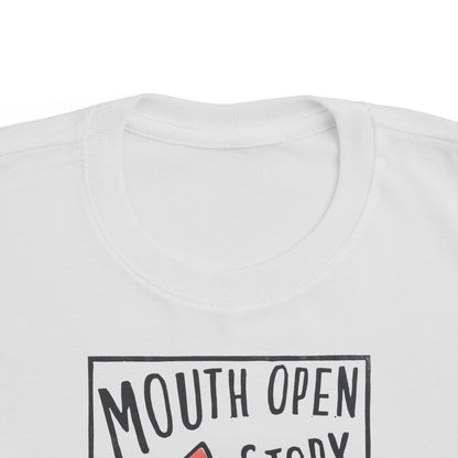 Super Great Mouth Open Story Jump Out T-Shirt