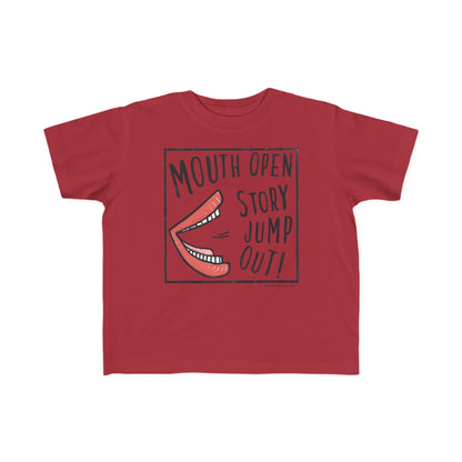 Super Great Mouth Open Story Jump Out T-Shirt