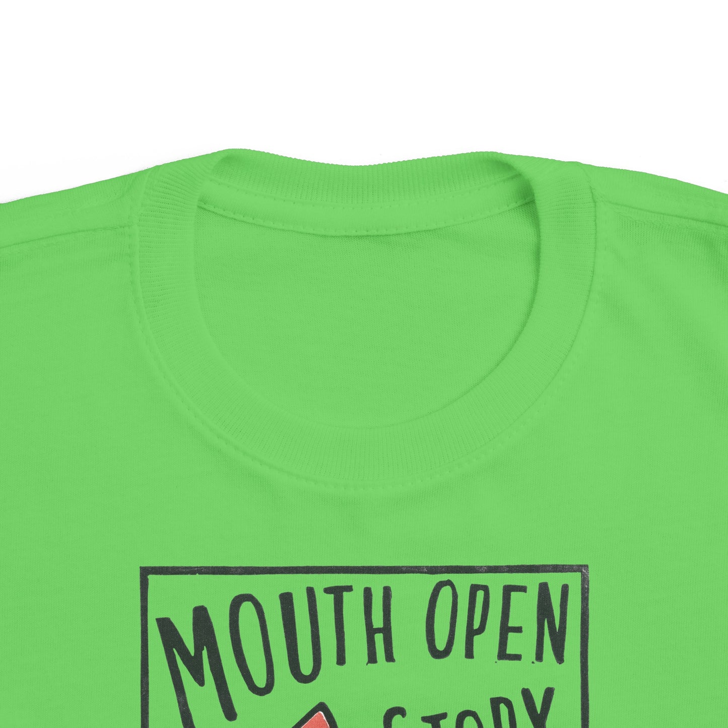 Super Great Mouth Open Story Jump Out T-Shirt