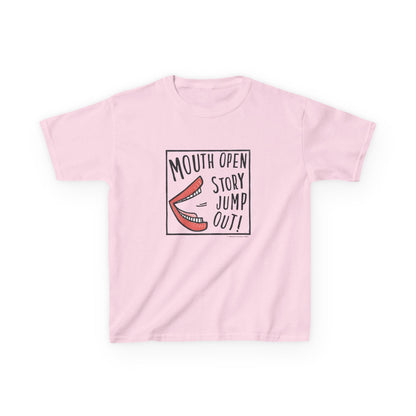 Mouth Open Story Jump Out T-Shirt - Larger Sizes