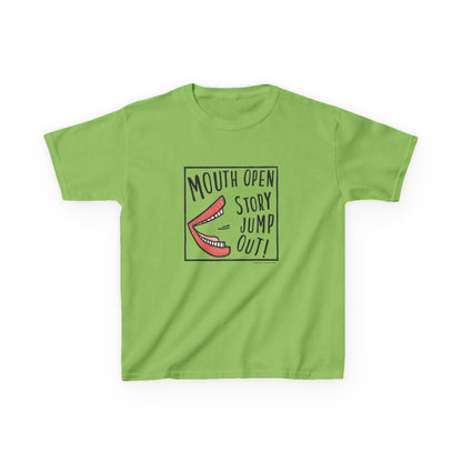 Mouth Open Story Jump Out T-Shirt - Larger Sizes