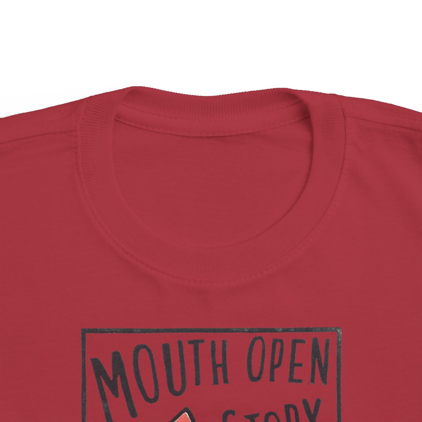 Super Great Mouth Open Story Jump Out T-Shirt