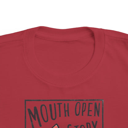 Super Great Mouth Open Story Jump Out T-Shirt