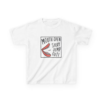 Mouth Open Story Jump Out T-Shirt - Larger Sizes