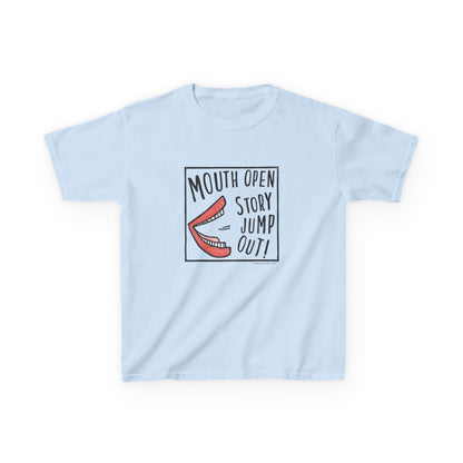 Mouth Open Story Jump Out T-Shirt - Larger Sizes