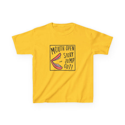 Mouth Open Story Jump Out T-Shirt - Larger Sizes