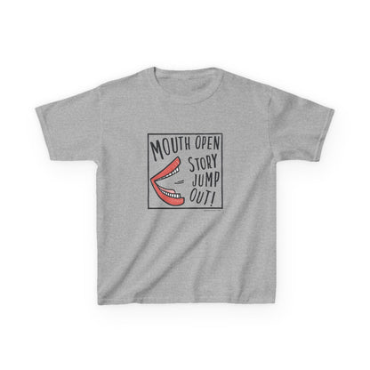 Mouth Open Story Jump Out T-Shirt - Larger Sizes